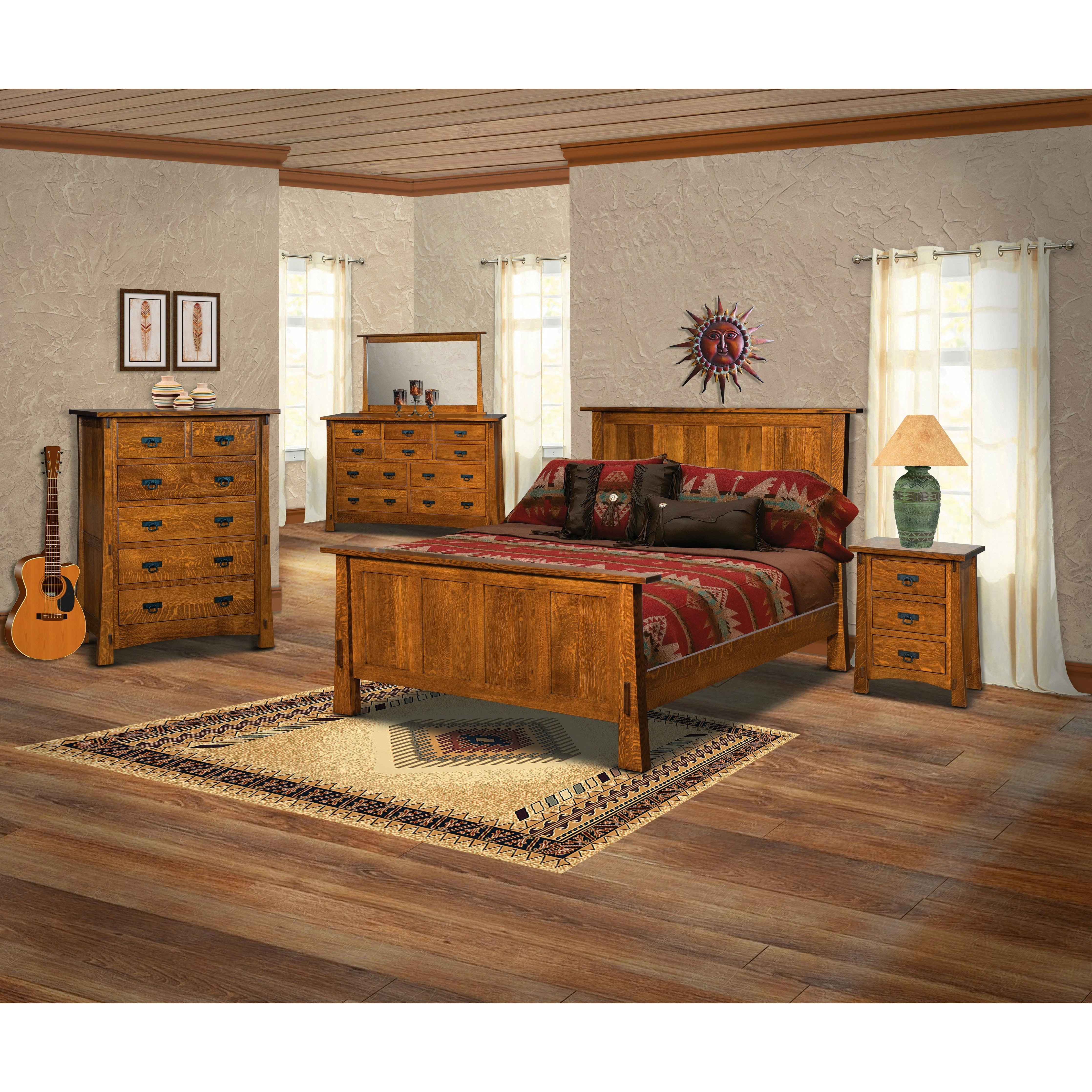 QW Amish Modesto Drawer Chest - Thumbnail 3