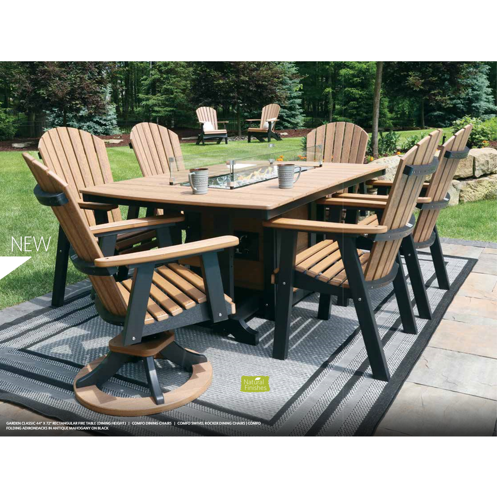 Outdoor dining with fire pit table hotsell