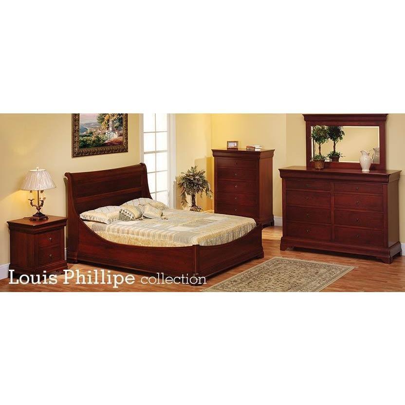 Millcraft Louis Phillipe 3 Drawer Nightstand – Quality Woods Furniture