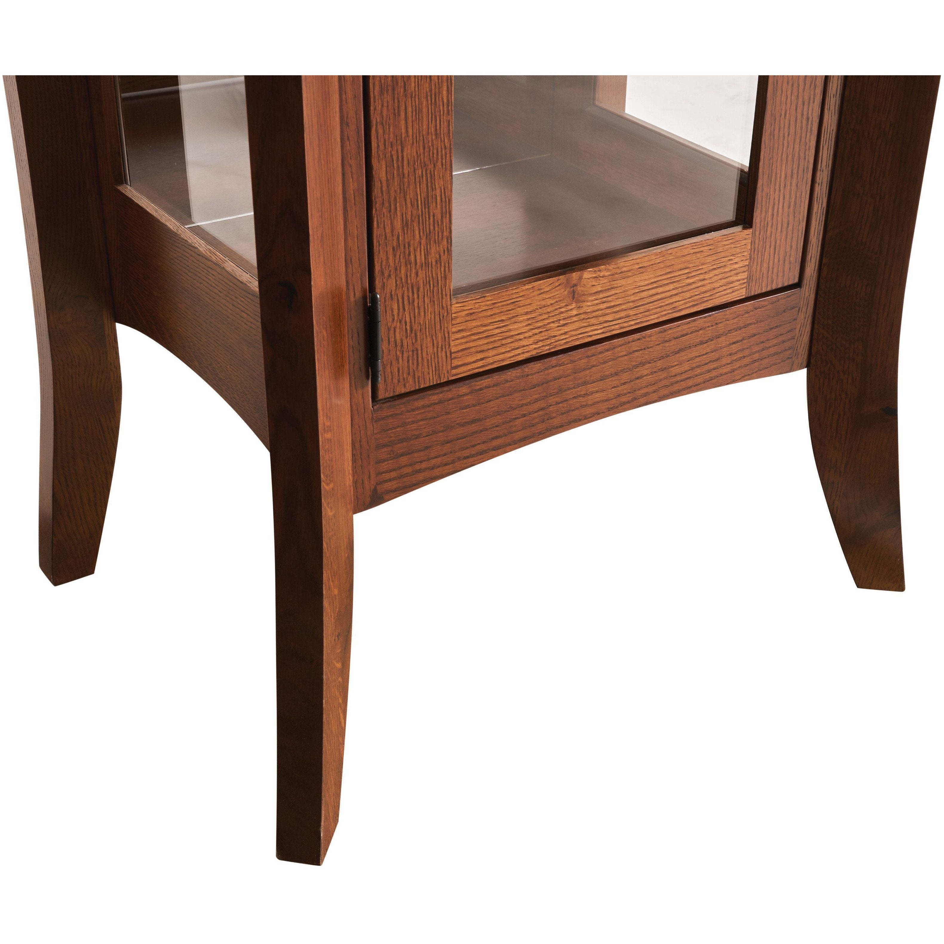 QW Amish 2 Door Galveston Curio - Thumbnail 3