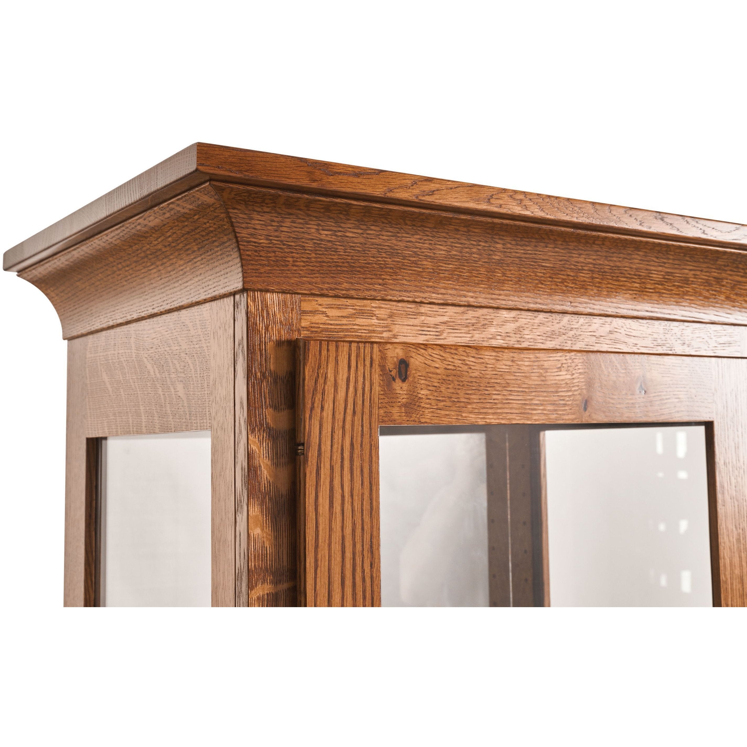 QW Amish 1 Door Mission Curio - Thumbnail 3