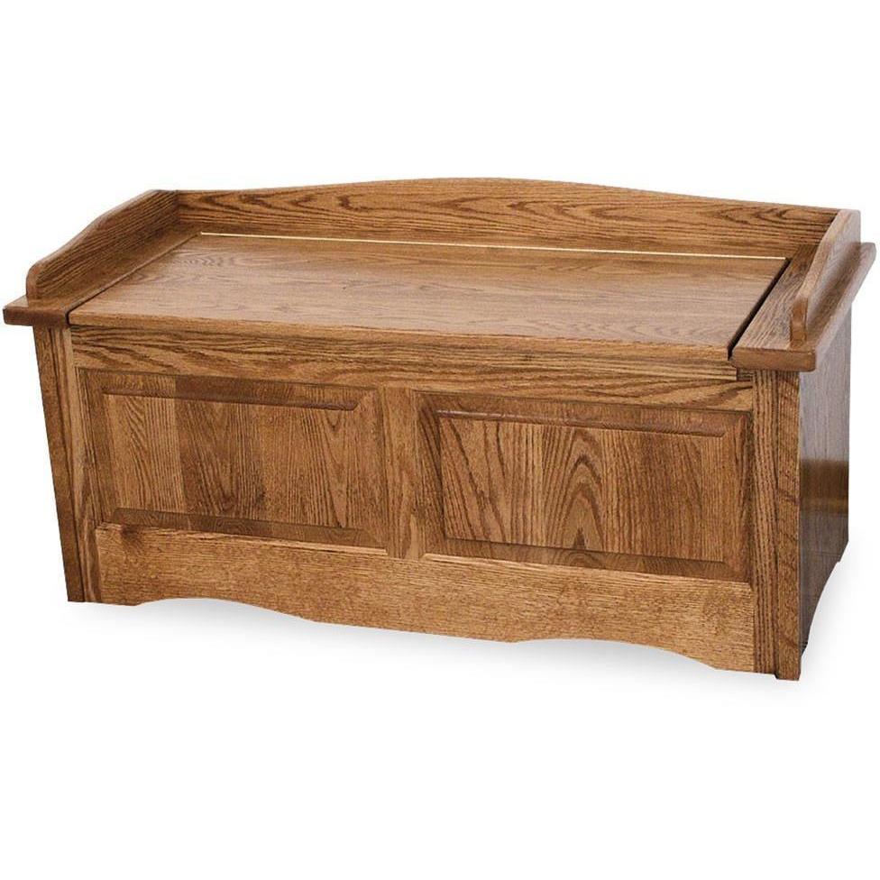 QW Amish 2in Scallop Box Bench
