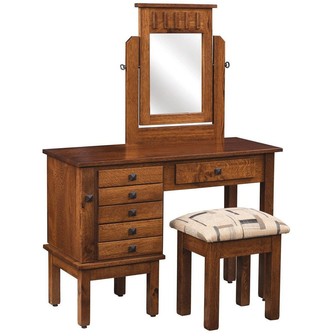 QW Amish 42" Mission Jewelry Vanity Table