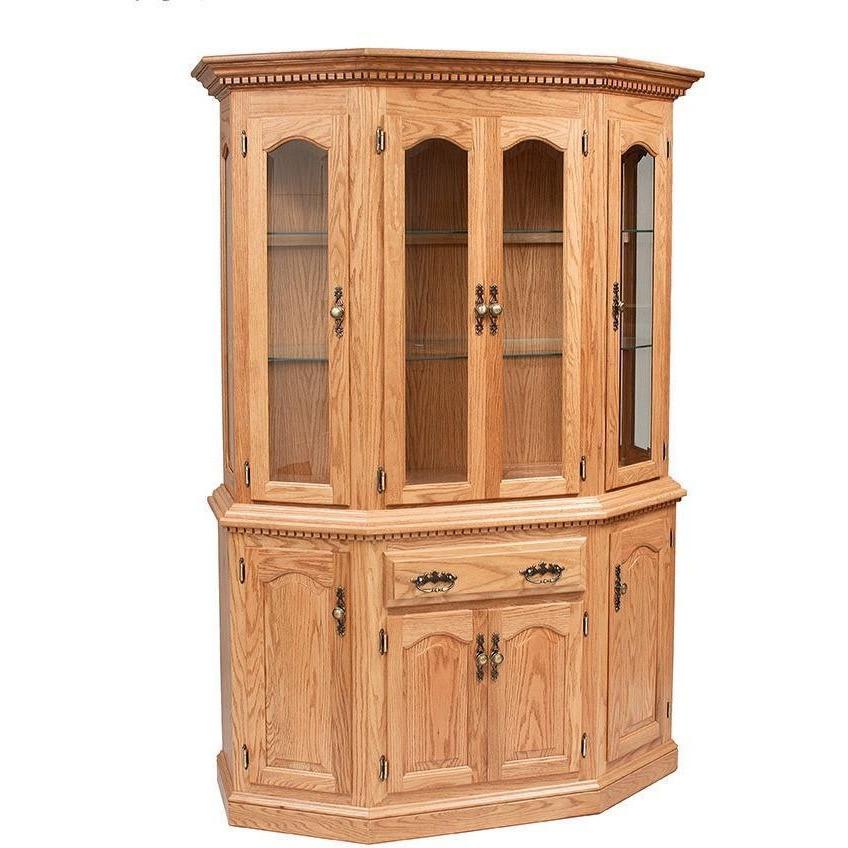 QW Amish 54" Canted Front Hutch