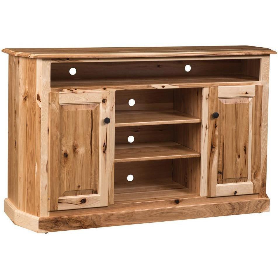 QW Amish 60" Canted Front TV Stand