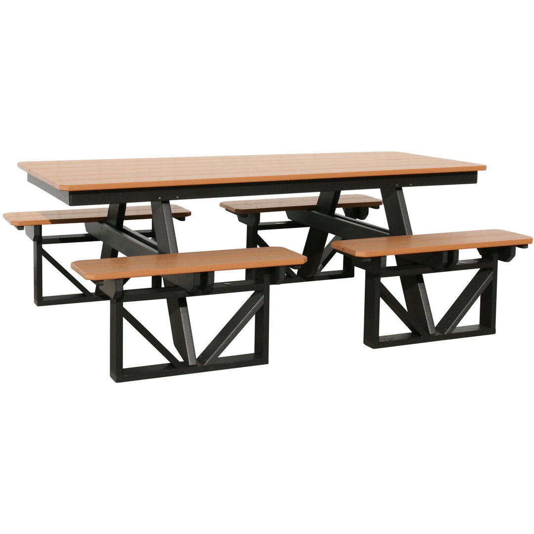 QW Amish 84" Walk-in Picnic Table