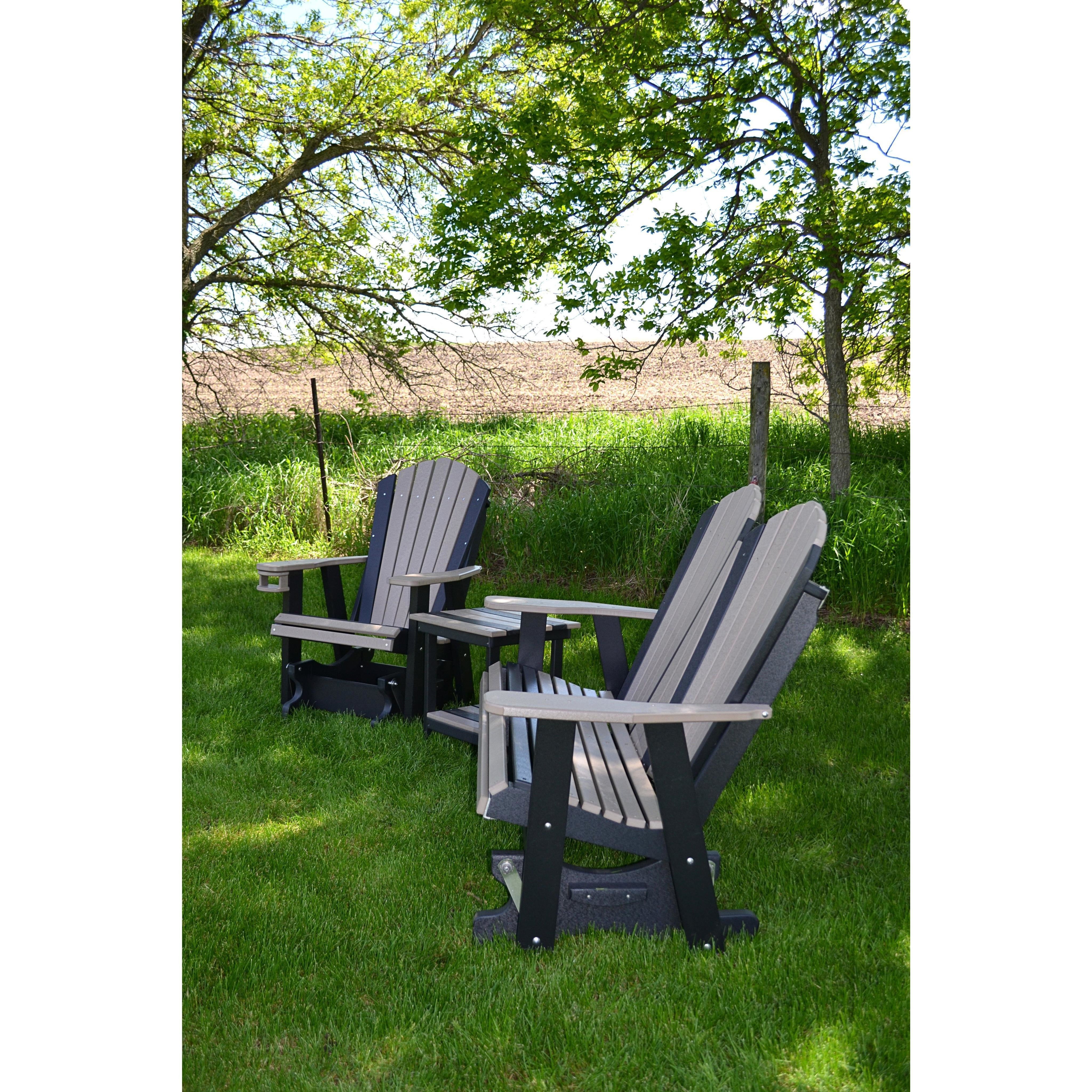 Polywood double best sale adirondack chair