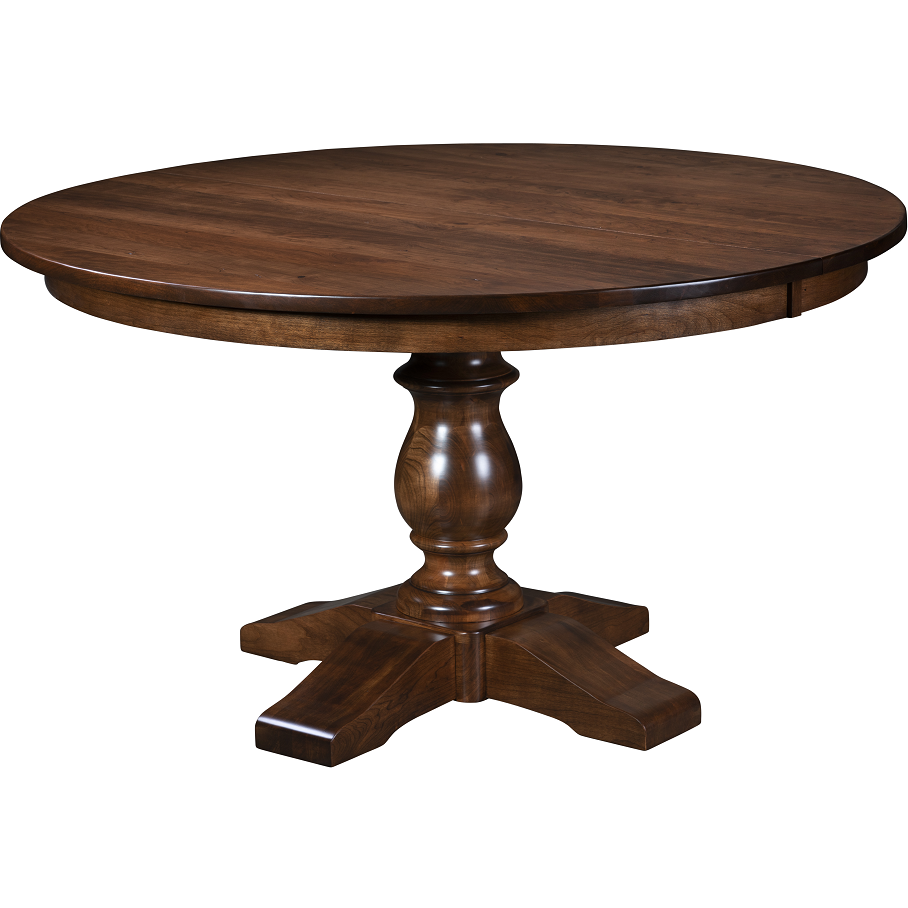 QW Amish Alex Pedestal Table