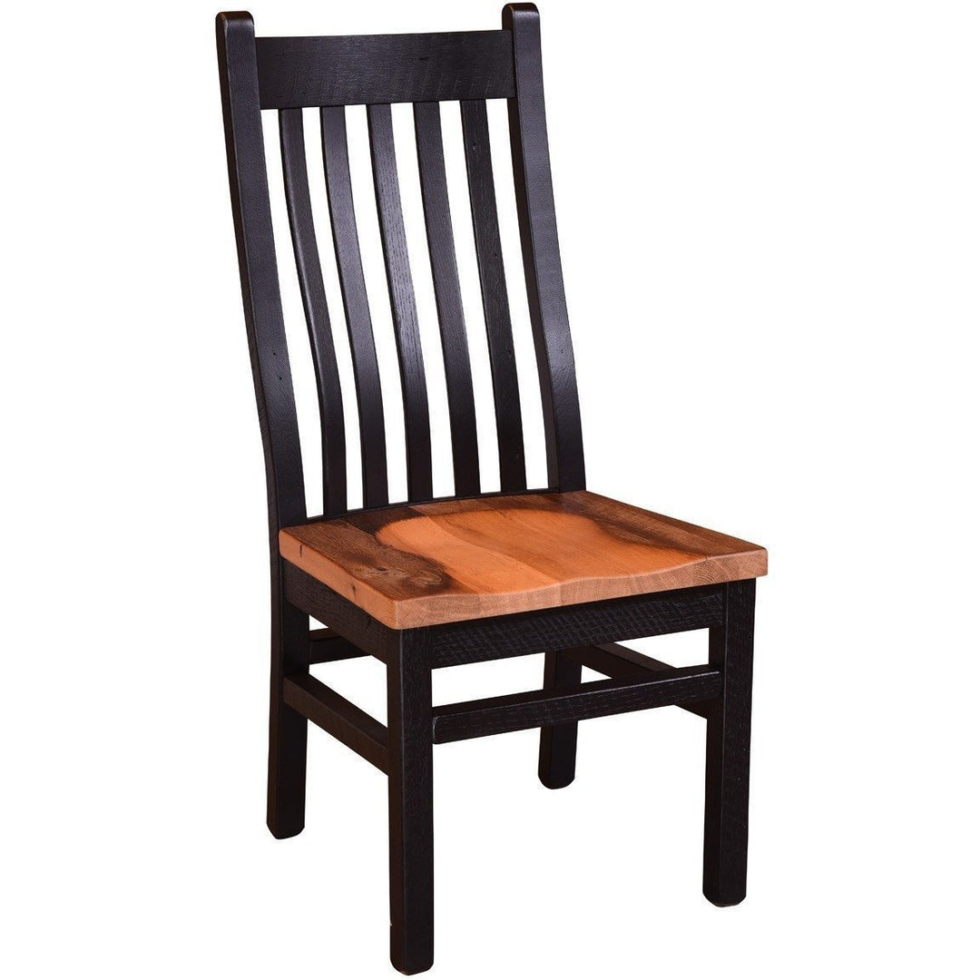 QW Amish Almanzo Reclaimed Barnwood Side Chair