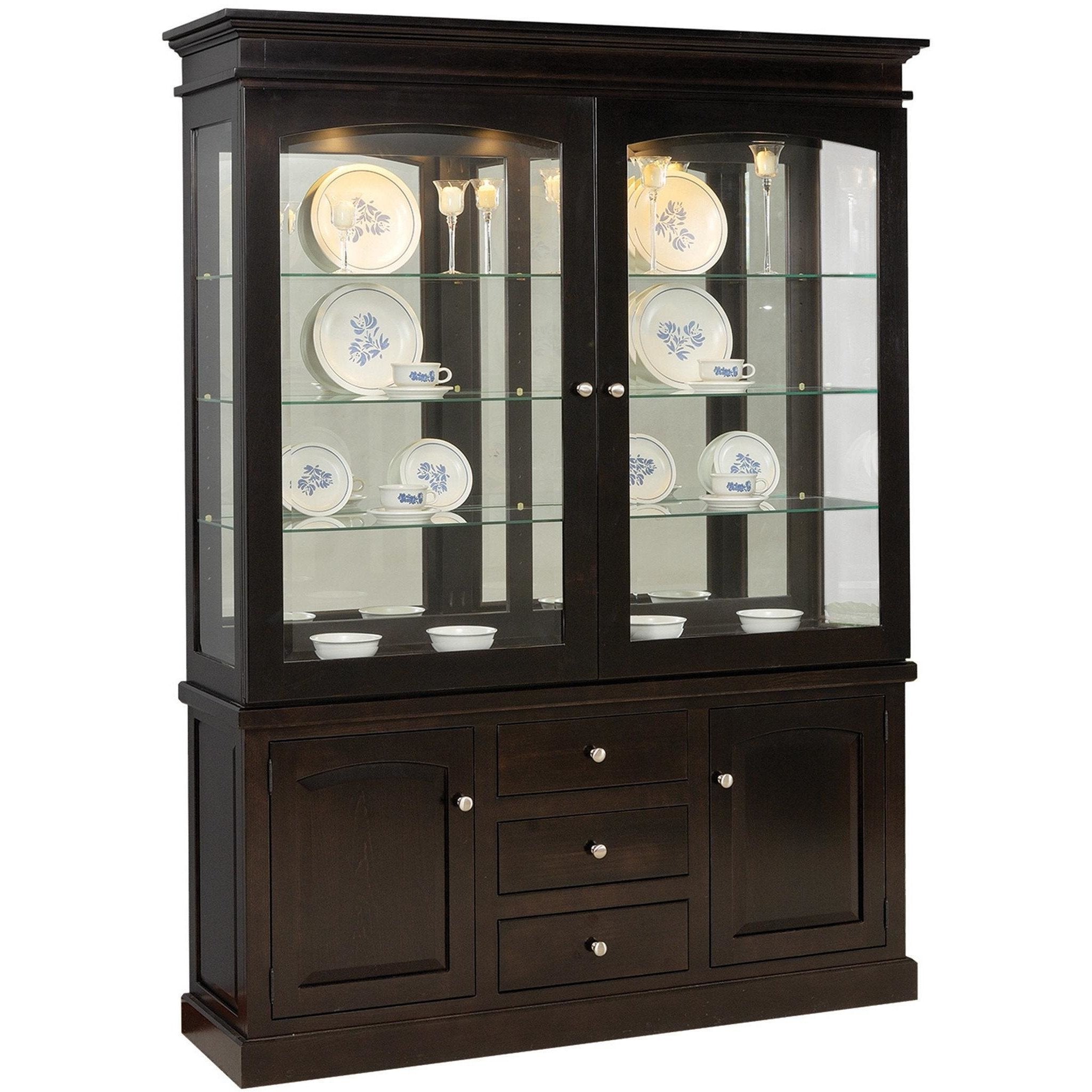 QW Amish Anabel Sliding Door Hutch