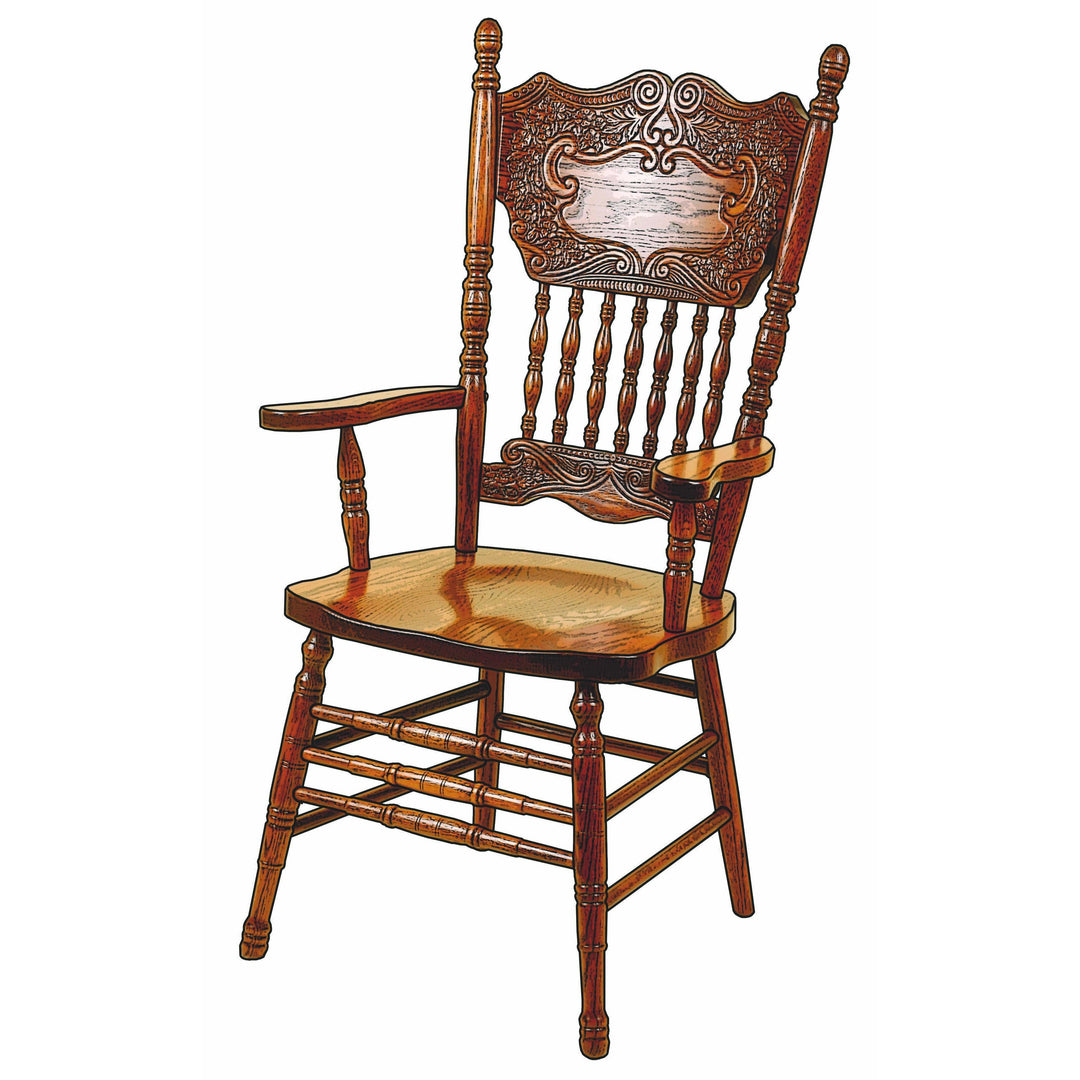 QW Amish Apple Grove Arm Chair