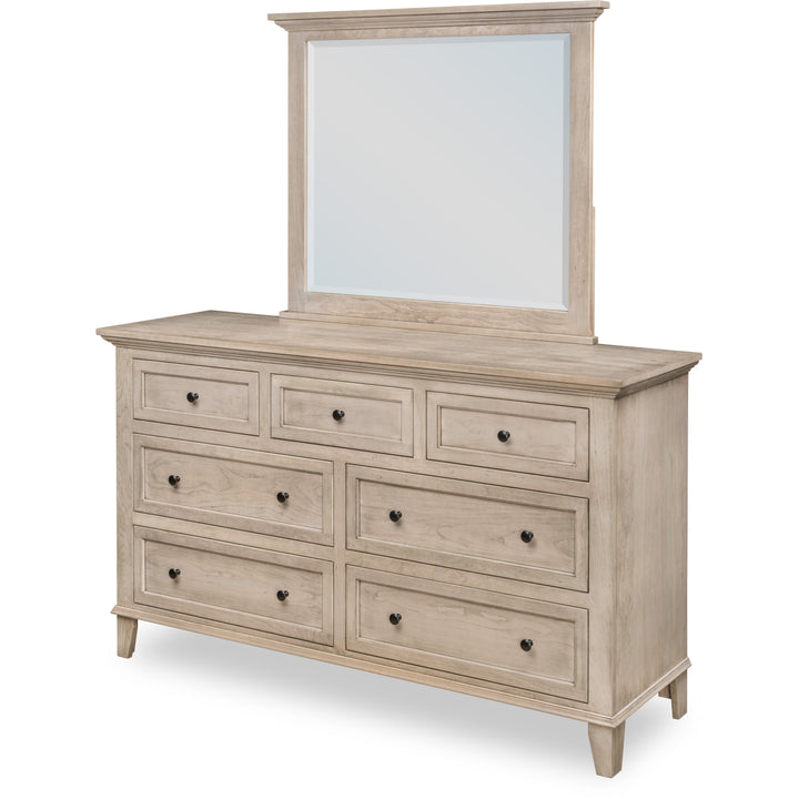 QW Amish Arlington Low Dresser w/ Optional Mirror