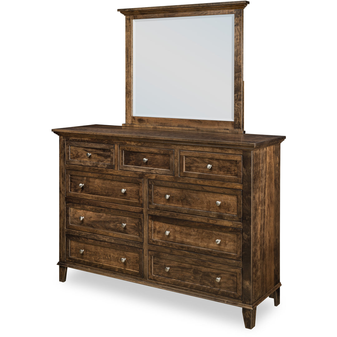 QW Amish Arlington Tall Dresser w/ Optional Mirror