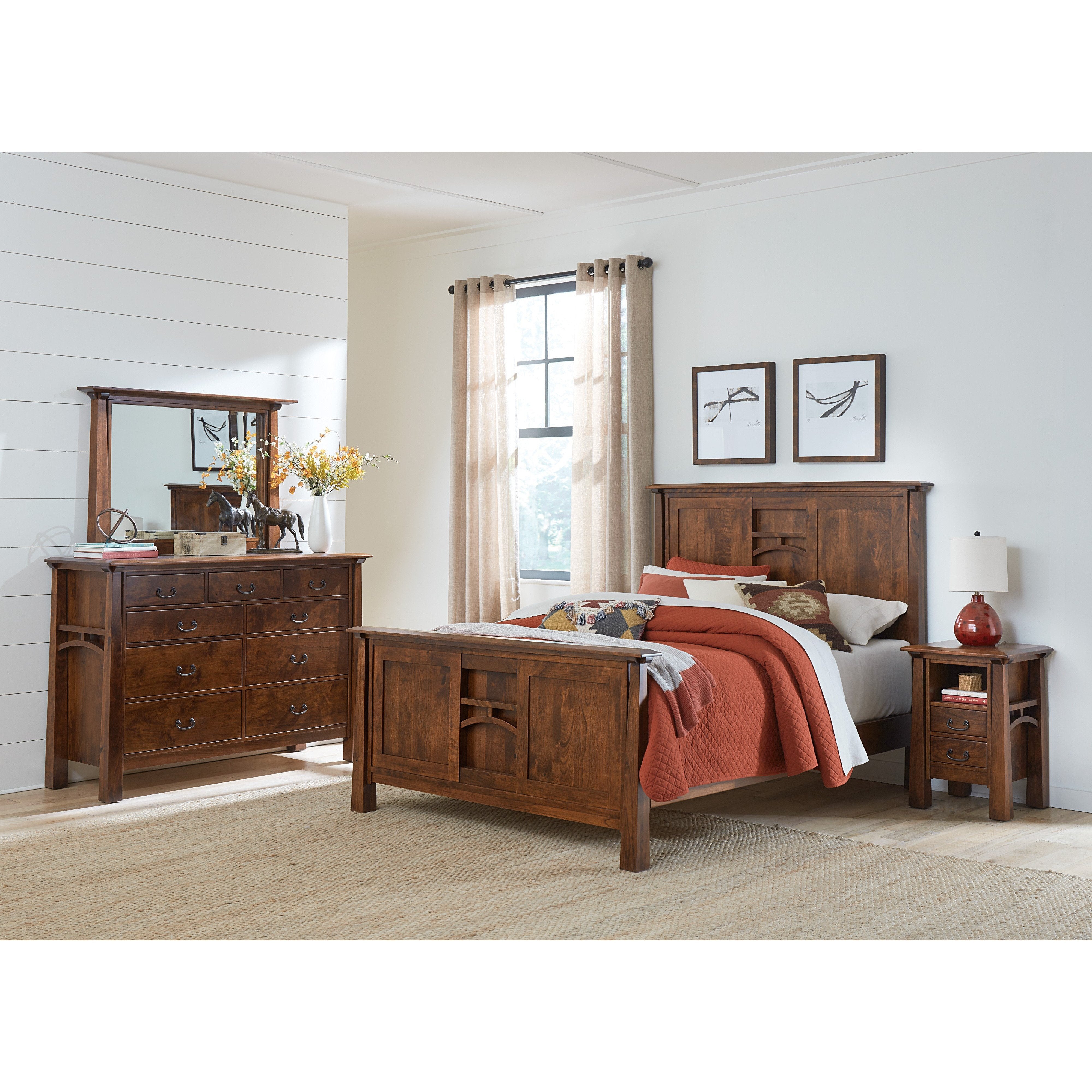 QW Amish Artesa 9 Drawer Dresser - Thumbnail 2