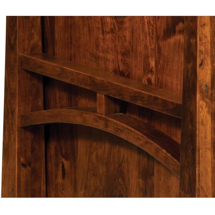 QW Amish Artesa Curio with Sliding Doors