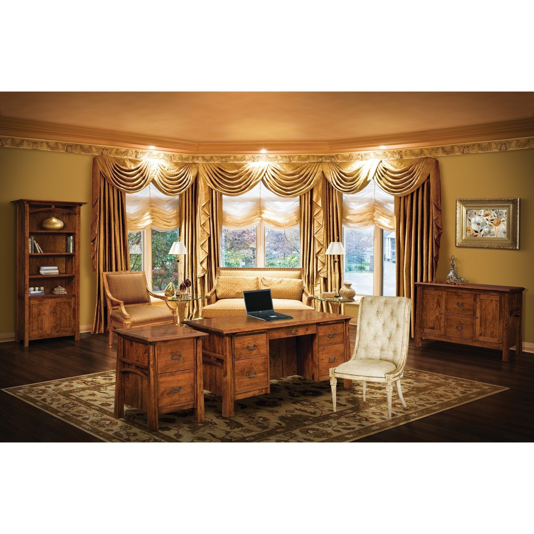 QW Amish Artesa Student Desk - Thumbnail 2