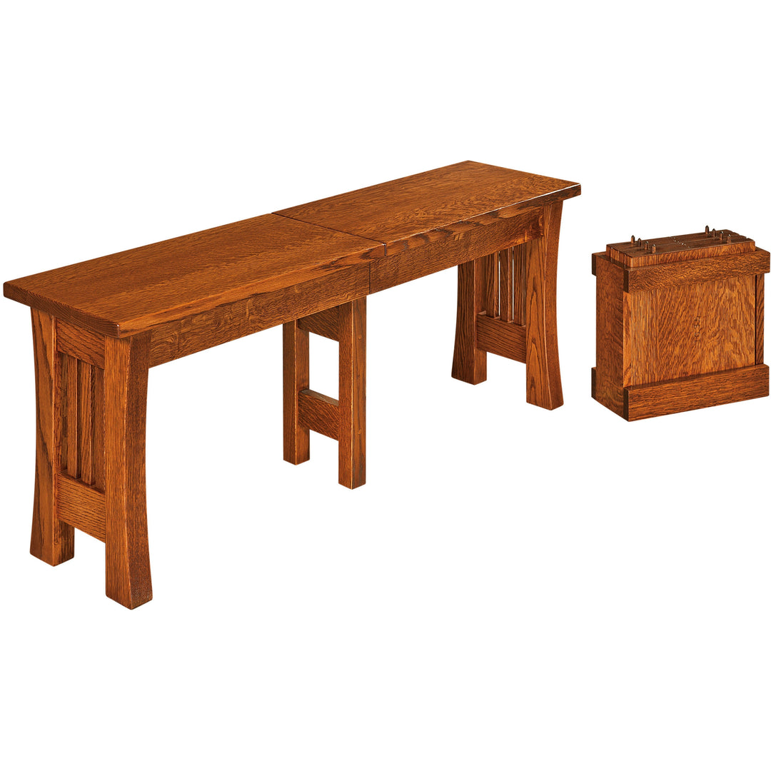 QW Amish Arts and Crafts Bench