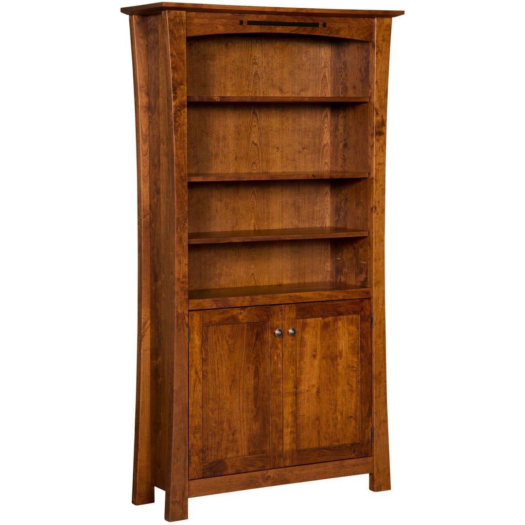 QW Amish Arts & Crafts Bookcase with Doors