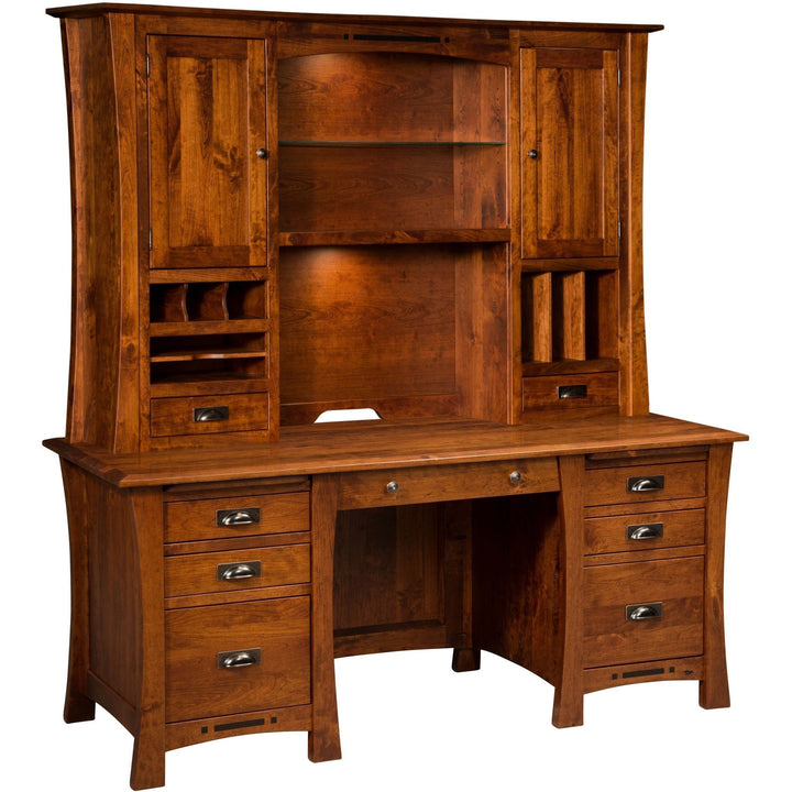 QW Amish Arts & Crafts Desk with Optional Hutch