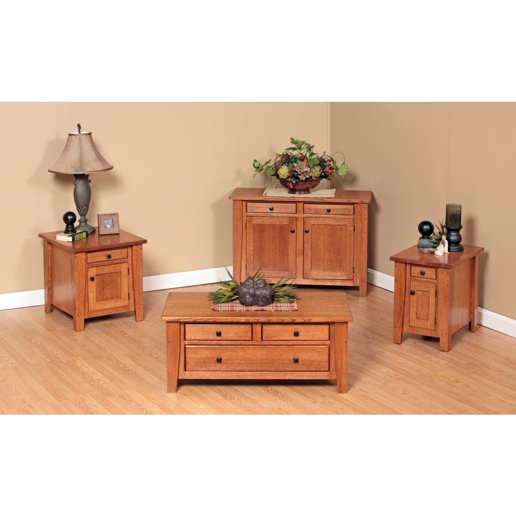 QW Amish Ashford Enclosed Coffee Table