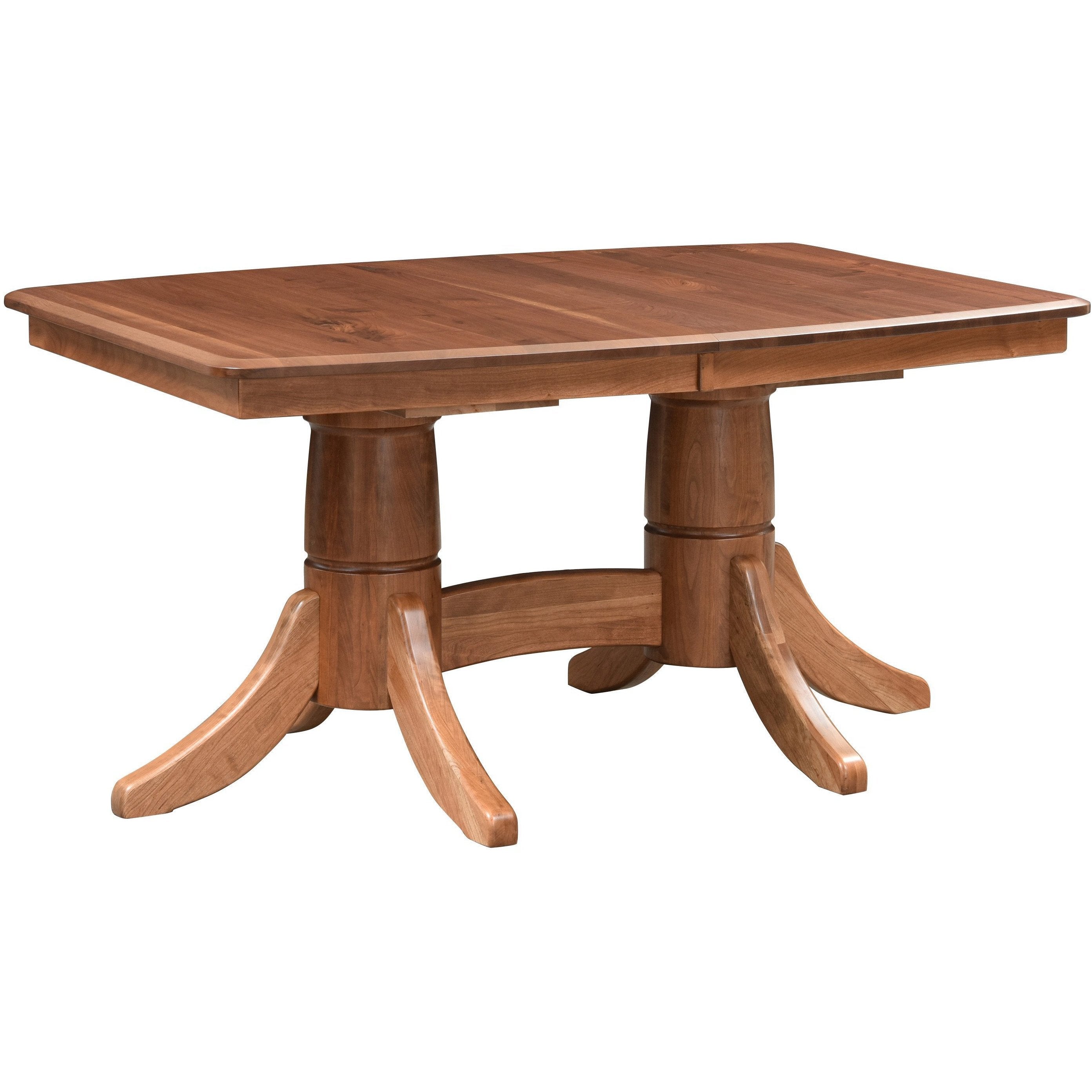 QW Amish Aurora Double Pedestal Table