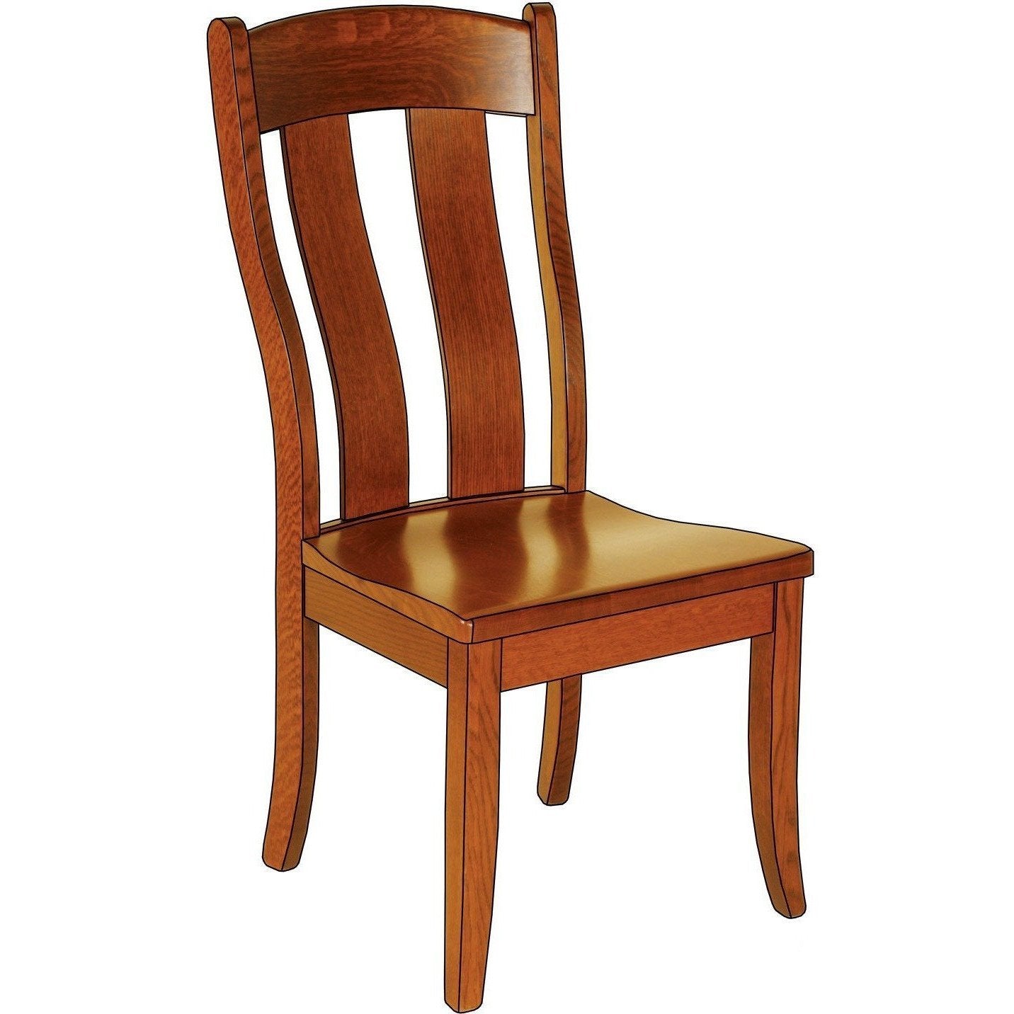 QW Amish Austin Side Chair - Thumbnail 2