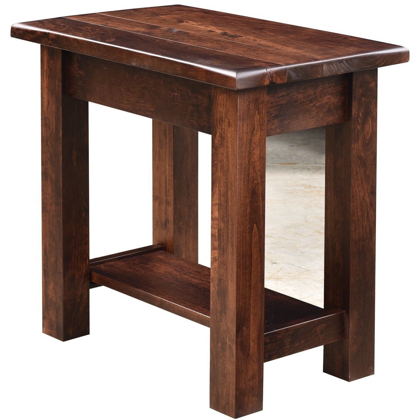 QW Amish Barn Floor Side Table - Thumbnail 2