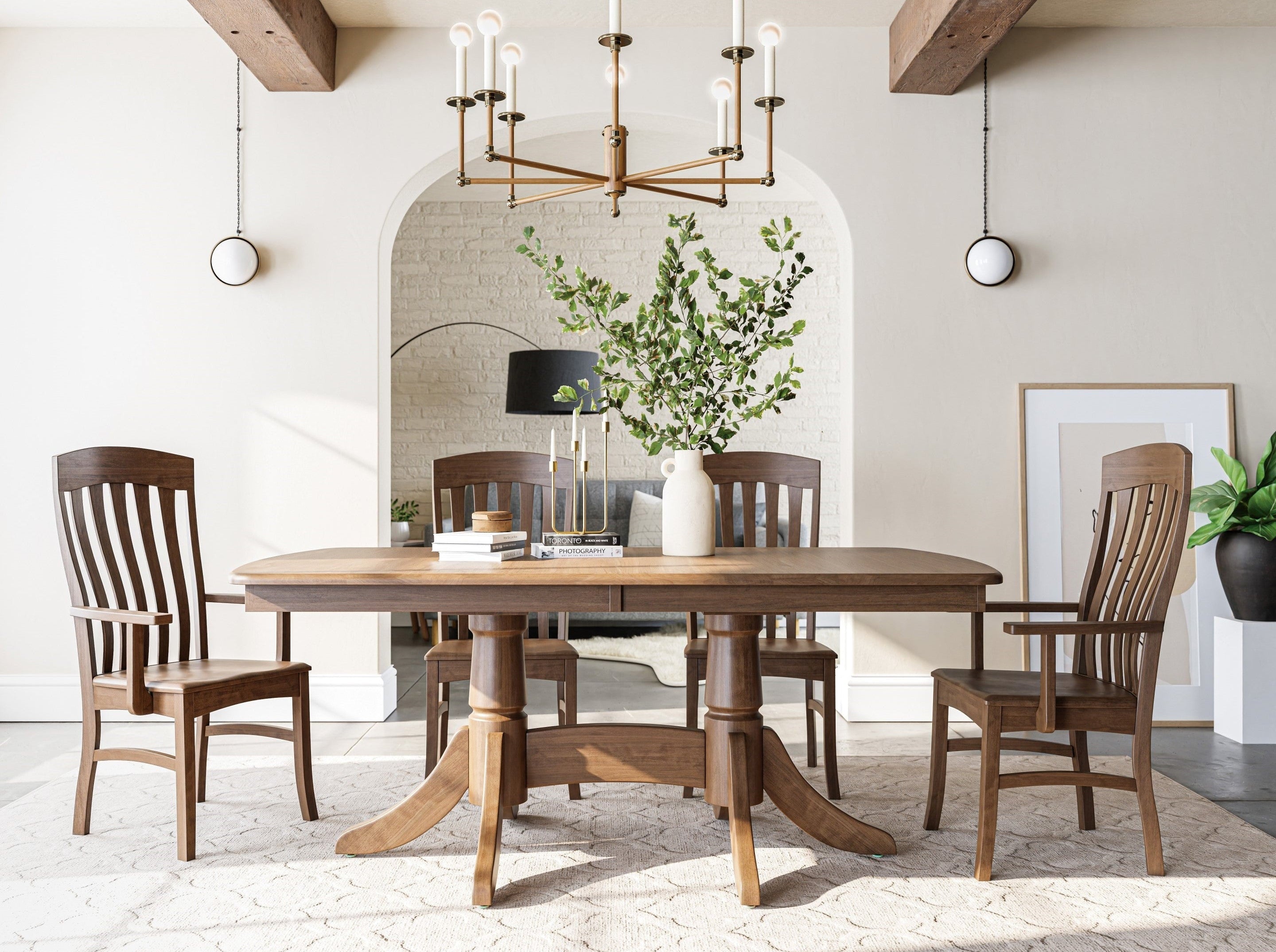 QW Amish Baytown 7pc Dining Set