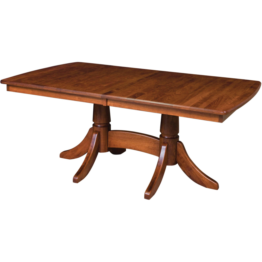 QW Amish Baytown Double Pedestal Table