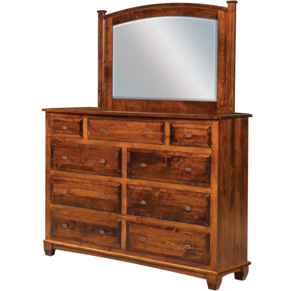 QW Amish Bella Dresser with Mirror
