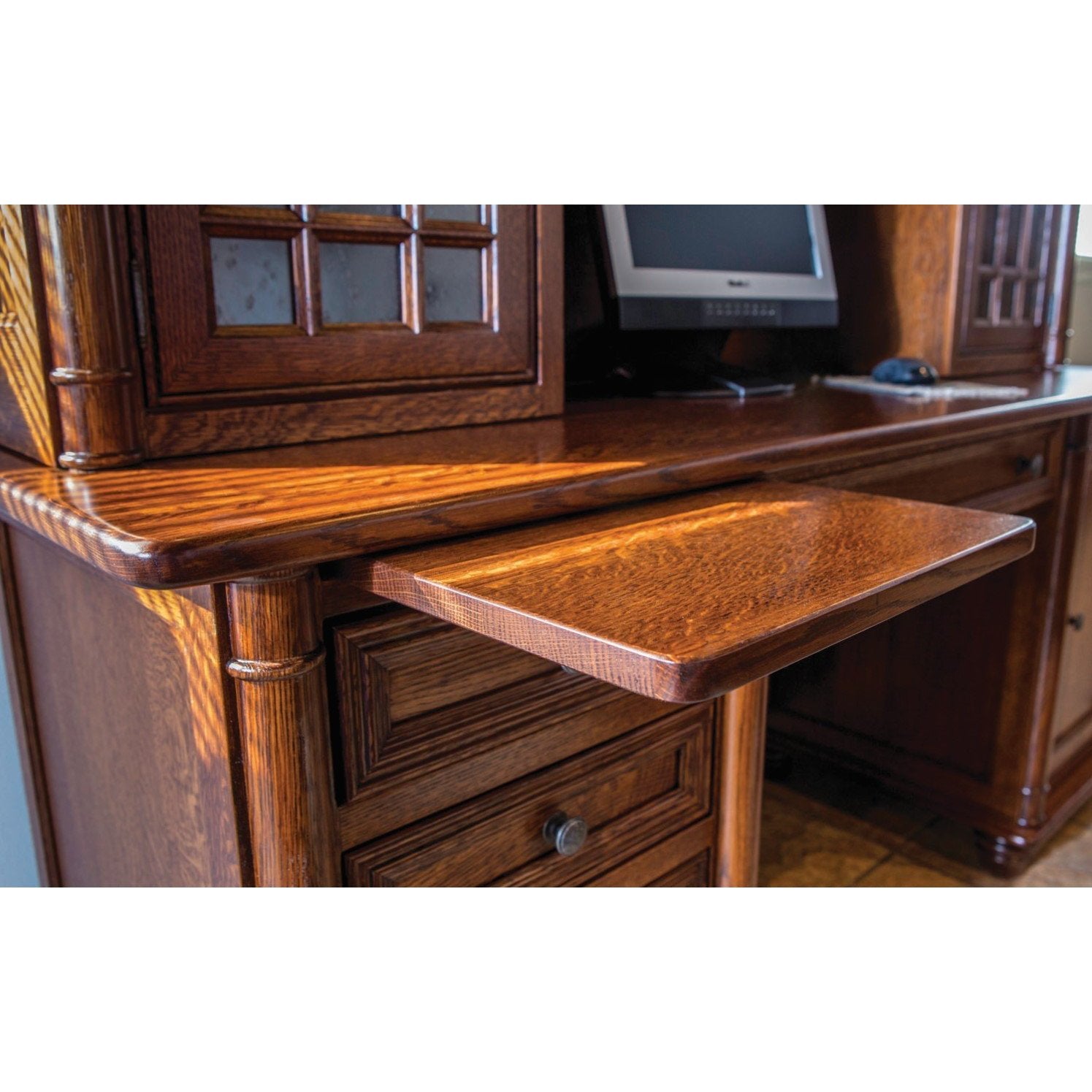 QW Amish Belmont Corner Desk - Thumbnail 2