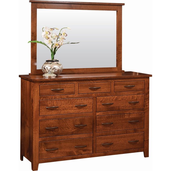 QW Amish Bloomfield Dresser with Optional Mirror