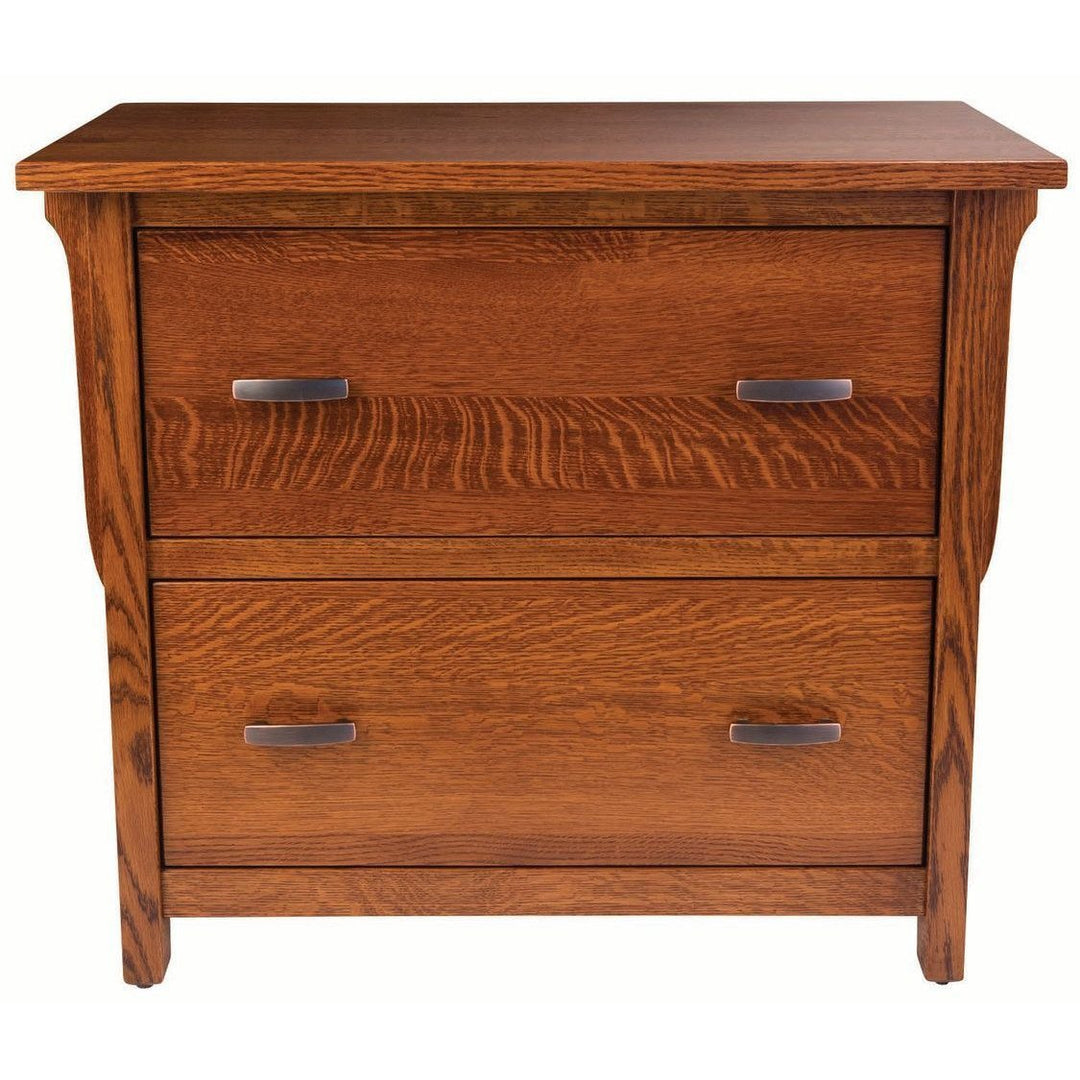 QW Amish Boston 2 Drawer Lateral File