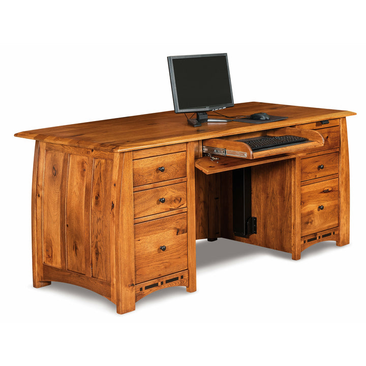 QW Amish Boulder Creek Sit-To-Stand Desk