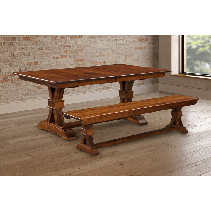 QW Amish Bowerstown Trestle Table