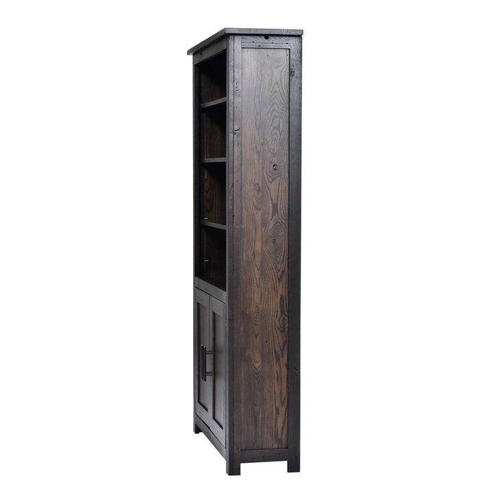 QW Amish Bozeman Reclaimed Bookcase w/ Doors - 36x72 HPSW-1413-2DR
