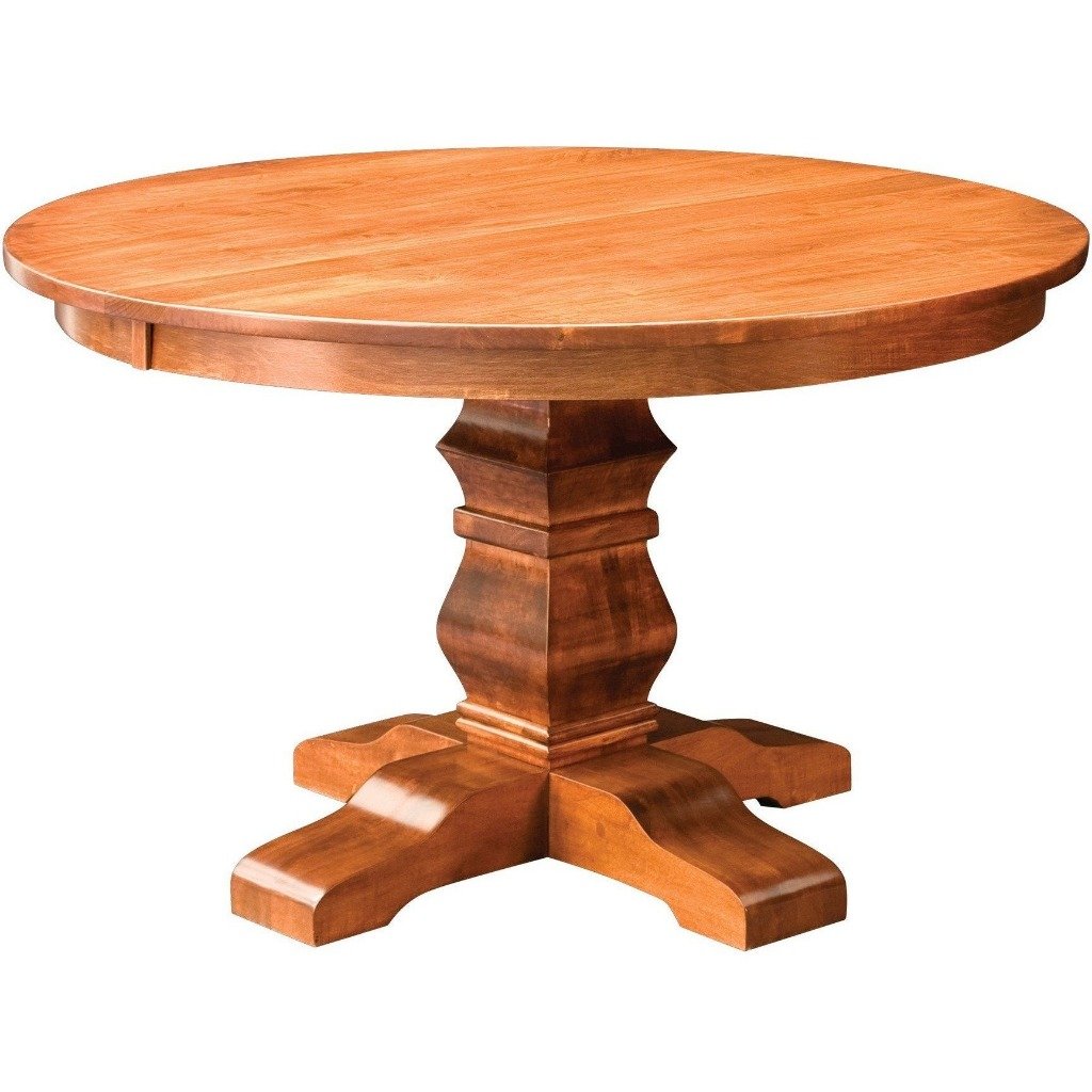 QW Amish Bradbury Single Pedestal Table