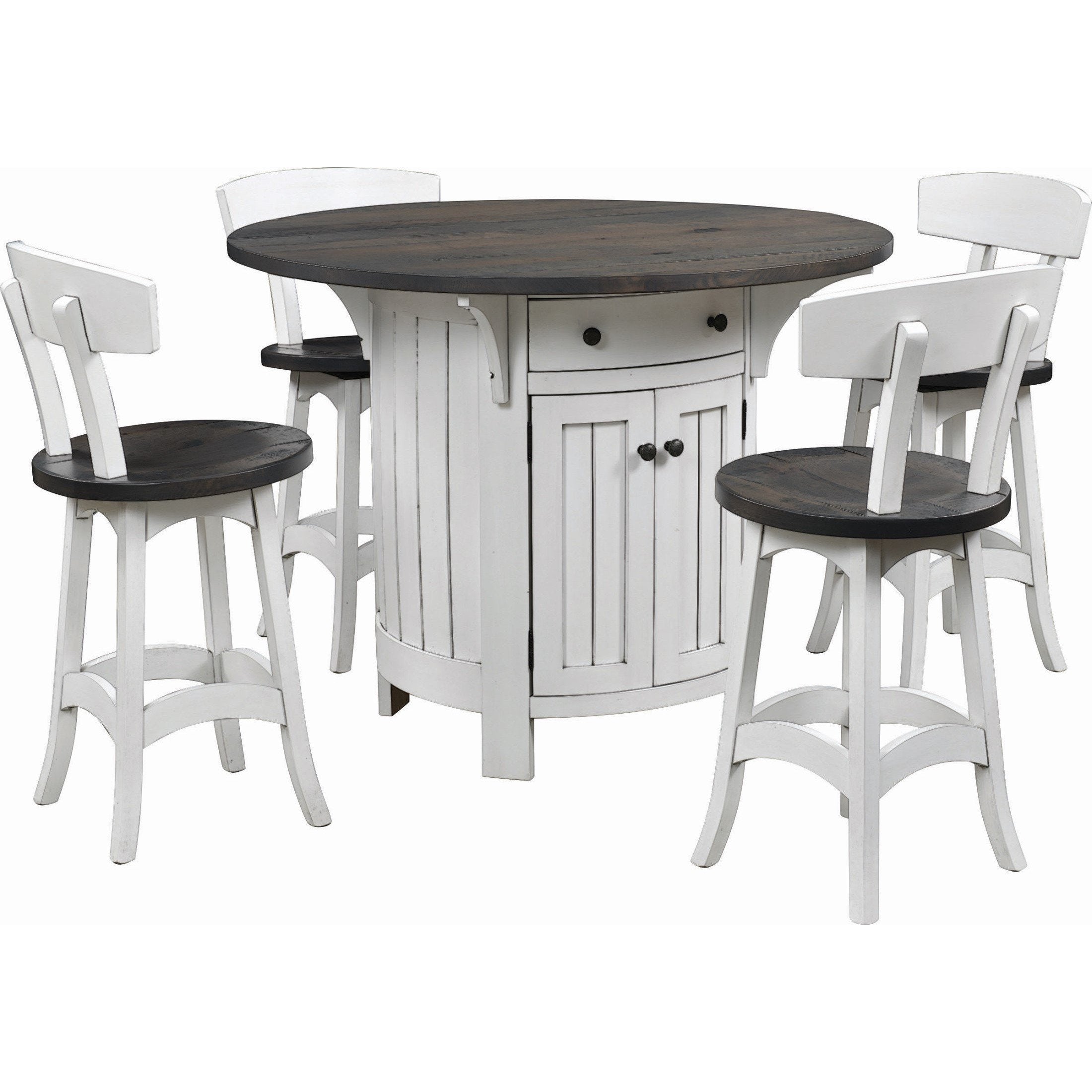 Corner pub discount table and chairs