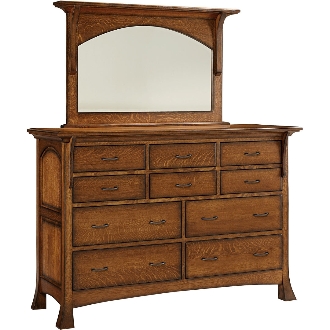 QW Amish Breckenridge 10 Drawer Dresser