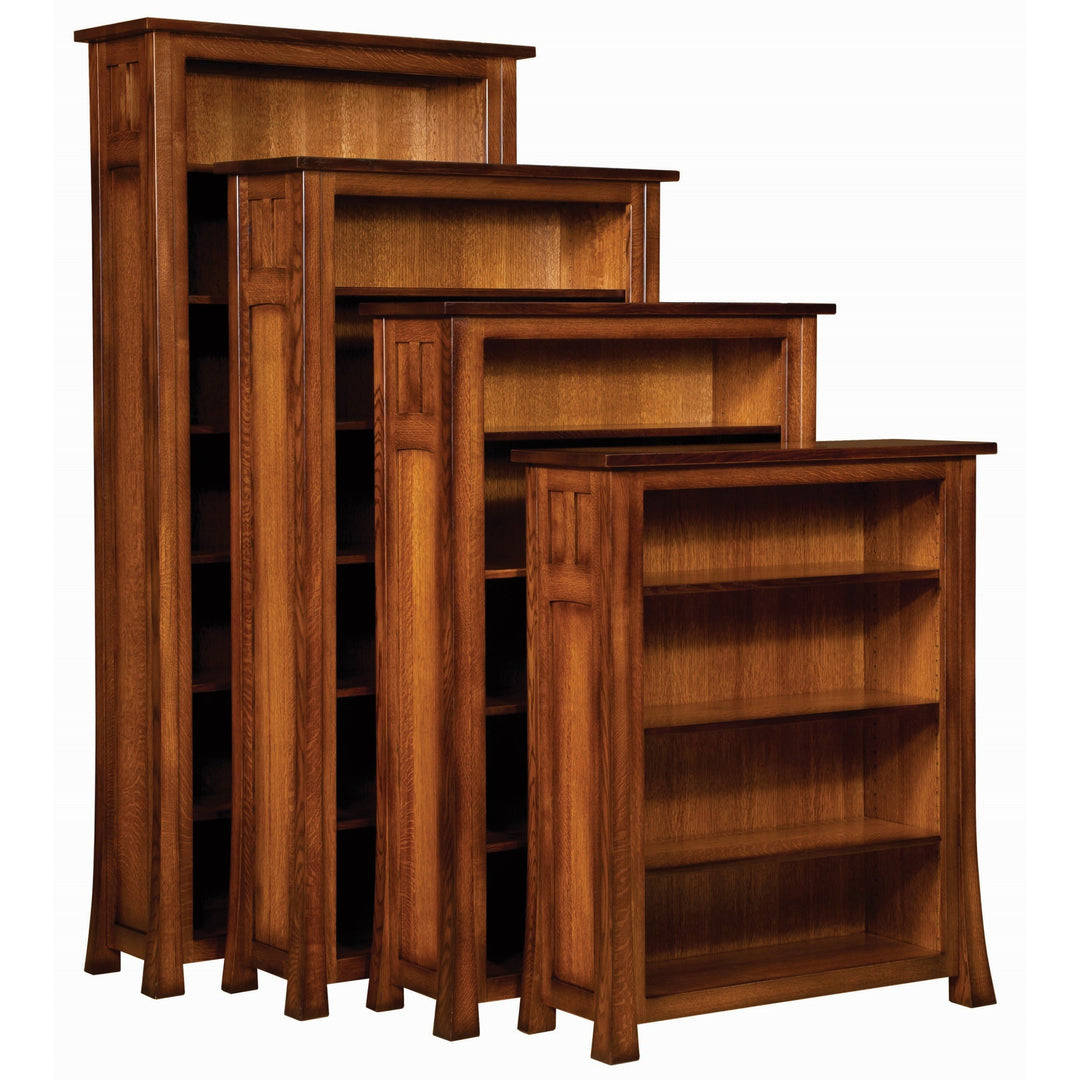 QW Amish Bridgefort Bookcases