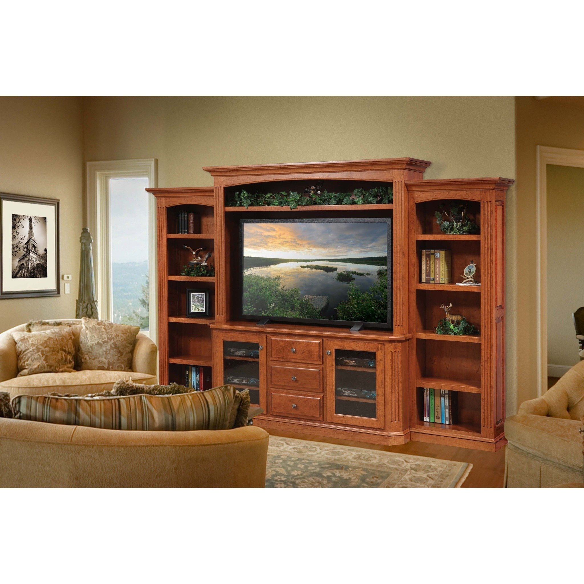 QW Amish Buckingham Wall Unit - Thumbnail 2