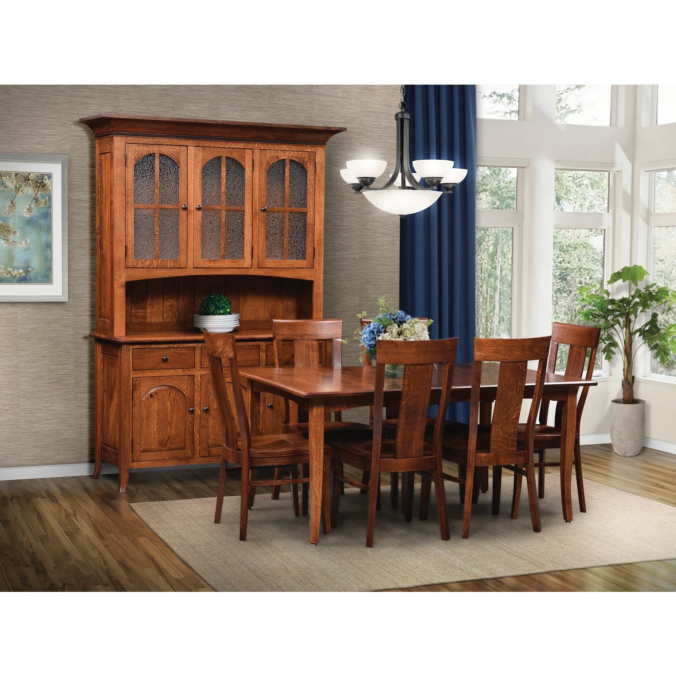 QW Amish Bunker Hill Hutch & Buffet - Thumbnail 3