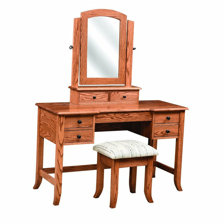 QW Amish Bunker Hill Vanity Table w/Mirror