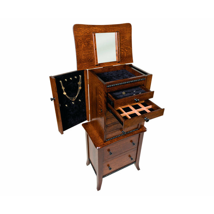 QW Amish Bunkerhill Jewelry Armoire