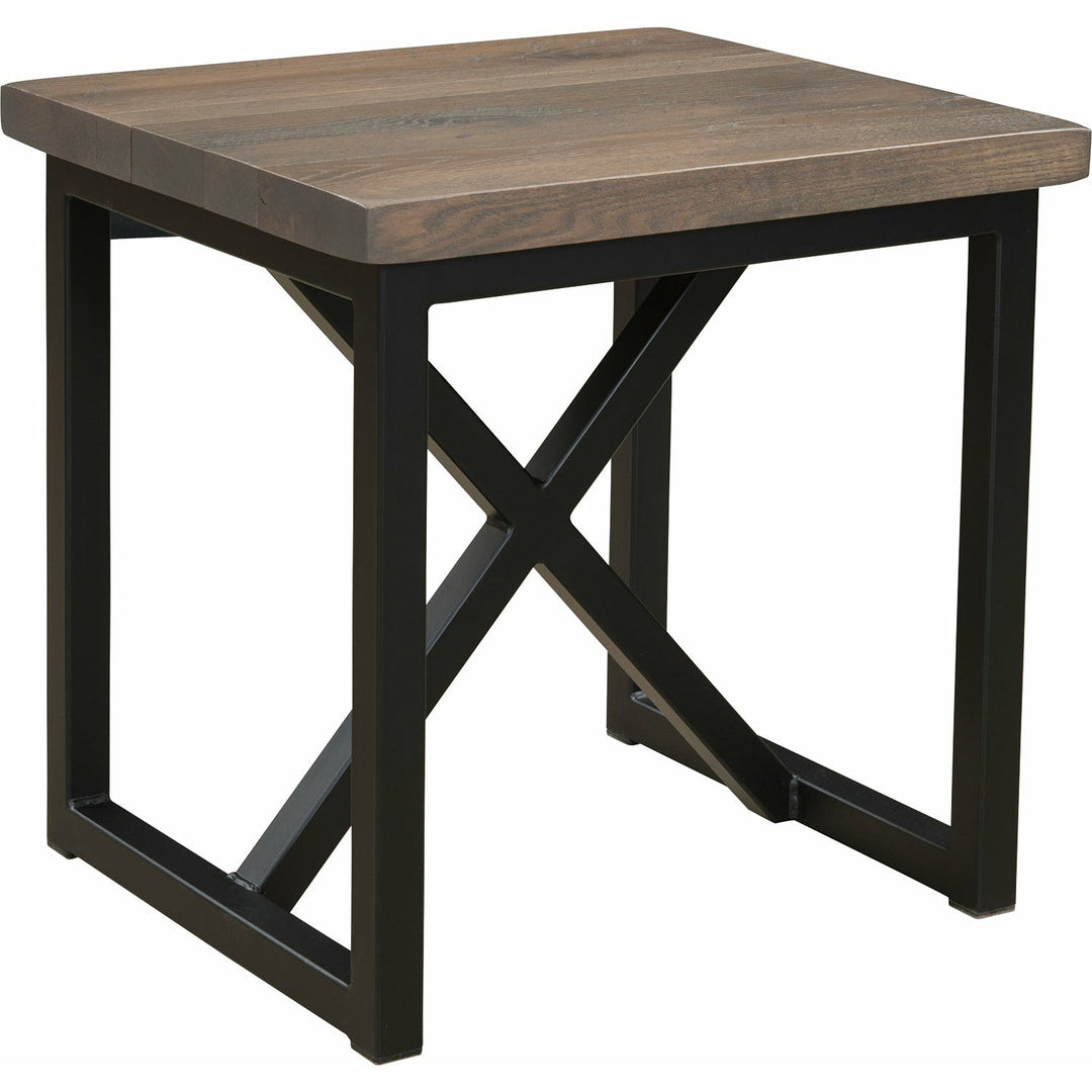 QW Amish BW Rustic End Table