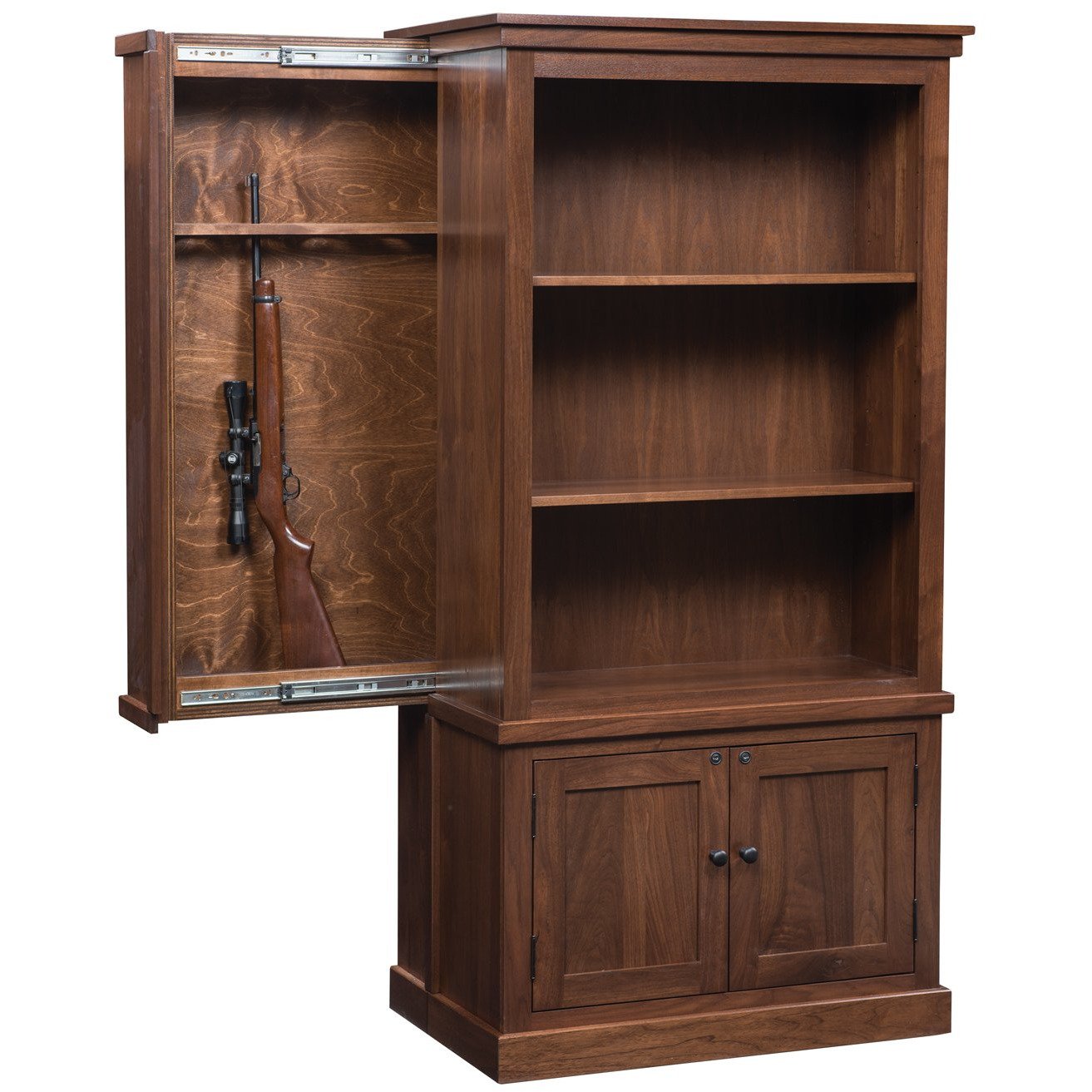 QW Amish Cambridge Gun Cabinet
