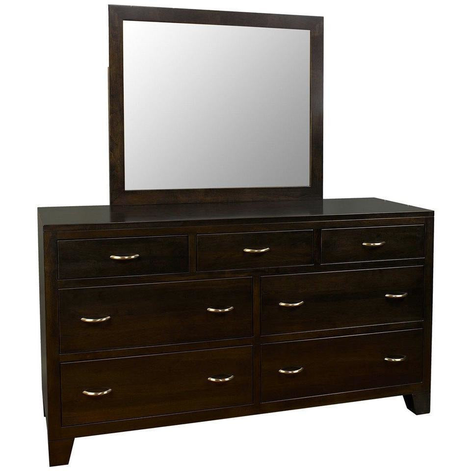 QW Amish Campaign Dresser & Mirror AEPN-CP-2015MI-1863