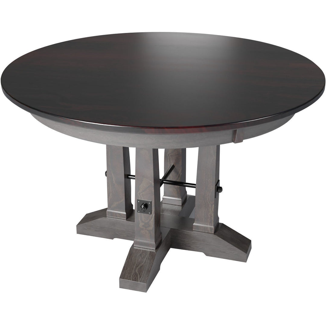QW Amish Carla Elizabeth Single Pedestal Table