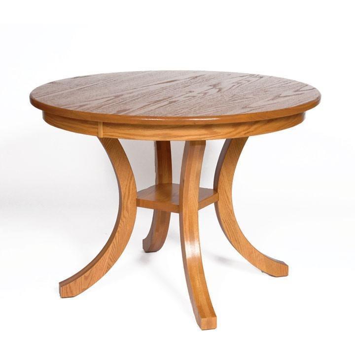 QW Amish Carlisle Single Pedestal Table WECARLISLEDSGL4242