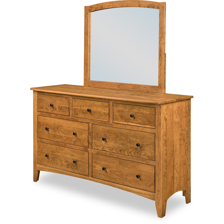 QW Amish Carlston Low Dresser w/ Optional Mirror
